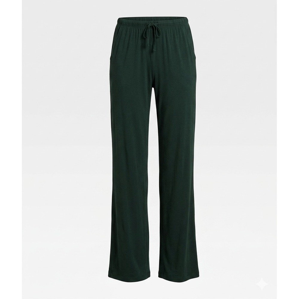 Auden Cloud Knit Pajama Pants Dark Green Modal Soft Lounge Sleepwear Mens Medium